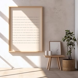 So Will I // Printable Lyric Art // Worship Lyrics