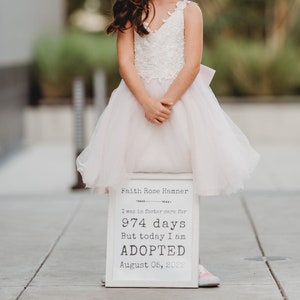 Printable Foster Care Adoption Sign // Days in Foster Care