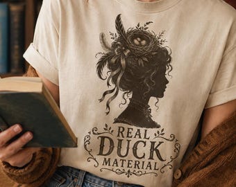 Real Duck Material Shirt // The Unselected Journals of Emma M Lion // Bookish Gifts