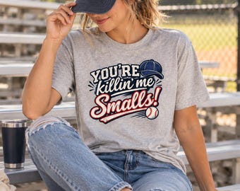 Killin' Me Smalls Bella + Canvas 3001 T-Shirt // Baseball Dad // Baseball Mom // The Sandlot Tee