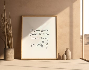So Will I // Foster Care Digital Art // Instant Download //