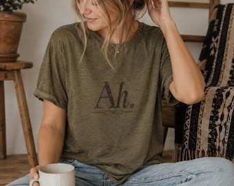 Emma M Lion Shirt // Ah // Duke of Islington // Literary T-Shirt // Bookish Tee // Duke-Inspired Reader Shirt