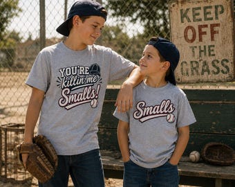 Sandlot // Smalls T-Shirt // You're Killin' Me Smalls // Big Brother Little Brother // BFF // Retro Baseball Tee