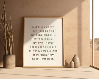 Adoption Creed // Instant Download // Digital Print