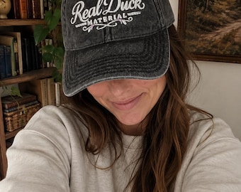 Real Duck Material Hat // The Unselected Journals of Emma M Lion Gifts // Bookish Gifts