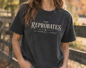The Reprobates Boxy Tee // Emma M Lion Merch // Bookish Gift // Book Club // Readers Gift