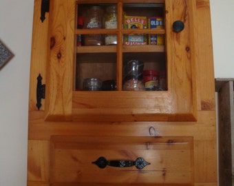 spice rack wall cabinet