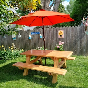 6&#39; Heavy Duty Douglas Fir Picnic Table