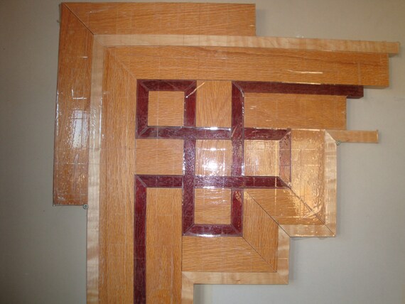 Wood Floor Custom Corner Inlay Etsy