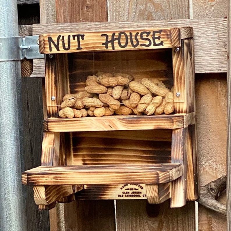 The Original Squirrel Nut House Feeder Etsy