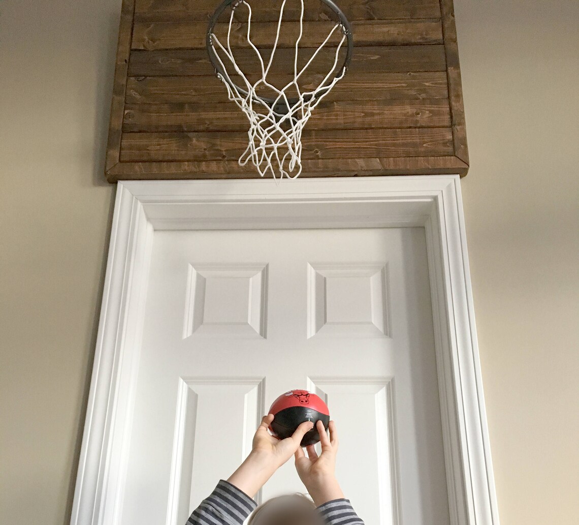 Custom Reclaimed Wood Basketball Hoop Etsy