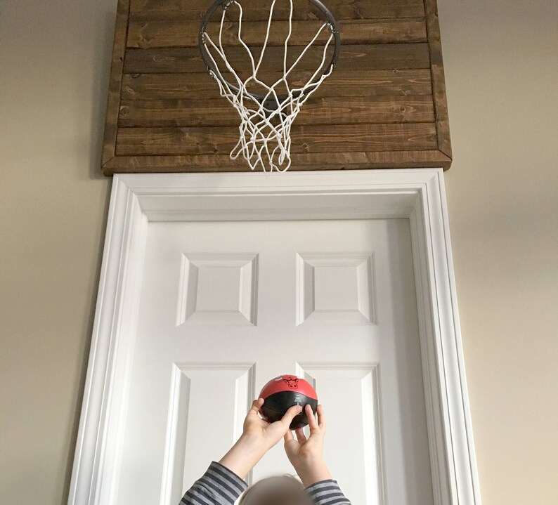 Custom Reclaimed Wood Basketball Hoop Etsy