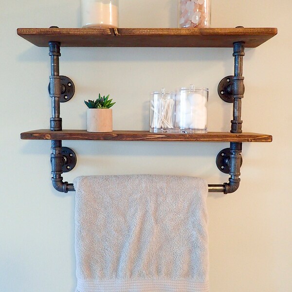 Pipe Towel Bar Etsy