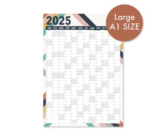 2025 Wall Planner - 2025 calendar - 2025 Planner - Wedding - A1 size - Yearly Planner - 2025 diary - year wall planner - 2025 - Photographer