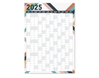 2025 Wall Planner - 2025 calendar - 2025 Planner - Wedding - A2 size - Yearly Planner - 2025 diary - year wall planner - 2025 - Photographer