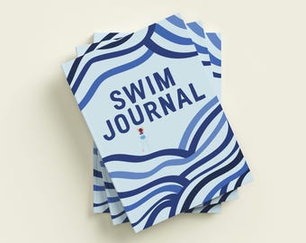 Sea Swim Journal: A5 Recycled Paper Notebook - Wild Swimming Logbook