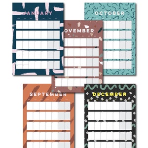 2024 Wall Planner Bright Colour Desk Calendar 2024 Wall Calendar 2024 Planner 2024 Diary 2024 Calendar Wall Planner Calendar No Hanger