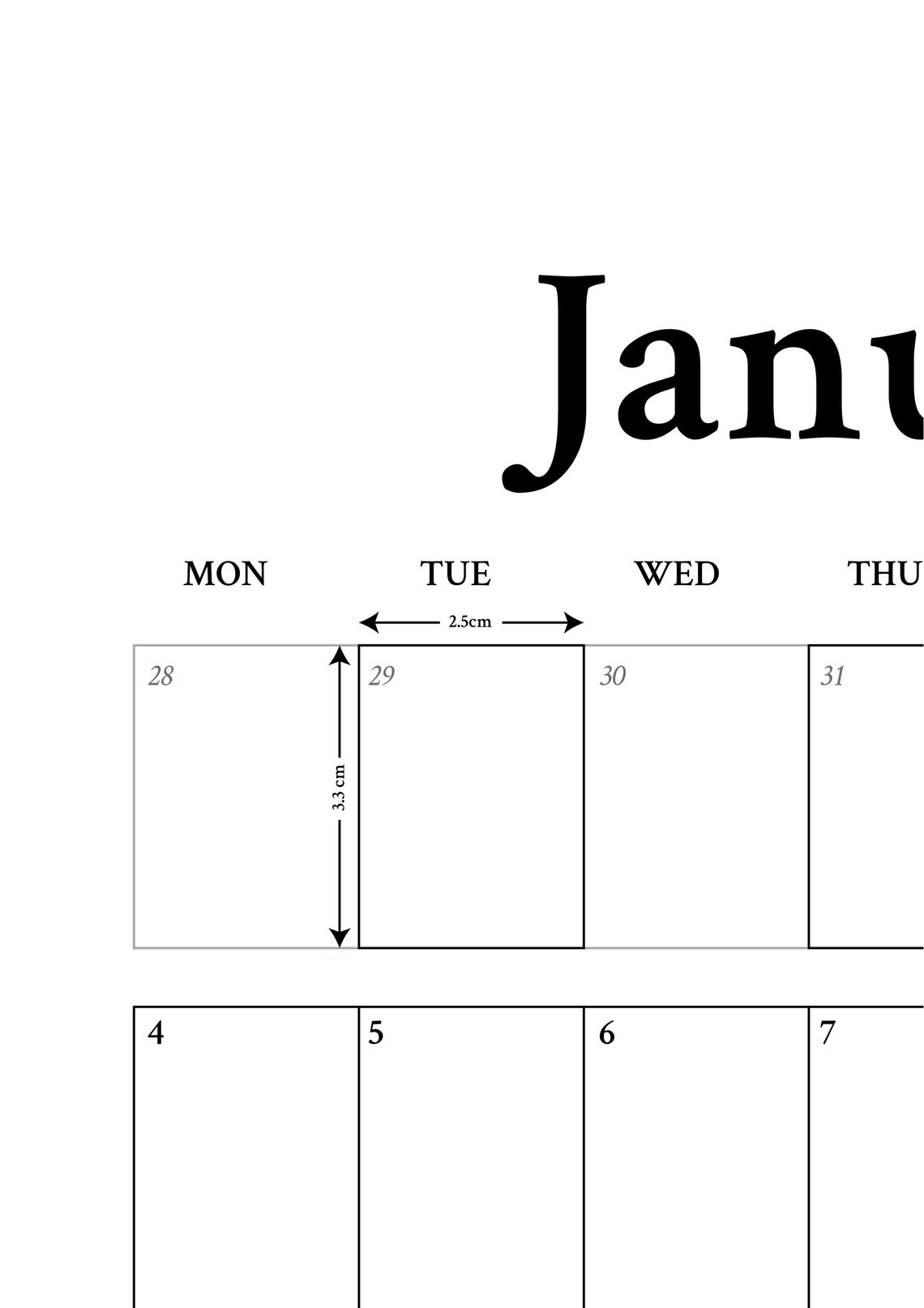 Wall Calendar 2021 Calendar 2021 Wall Calendar 2021 Etsy