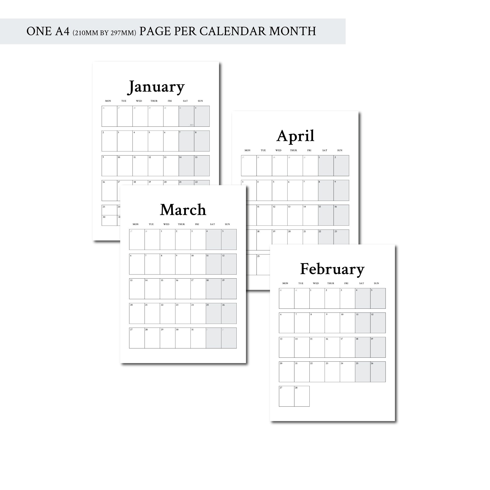 2023 Wall Calendar 2023 Calendar 2023 Wall Calendar 2023 Etsy UK