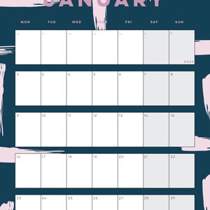 2024 Wall Planner Bright Colour Desk Calendar 2024 Wall Calendar 2024 Planner 2024 Diary 2024 Calendar Wall Planner Calendar image 4