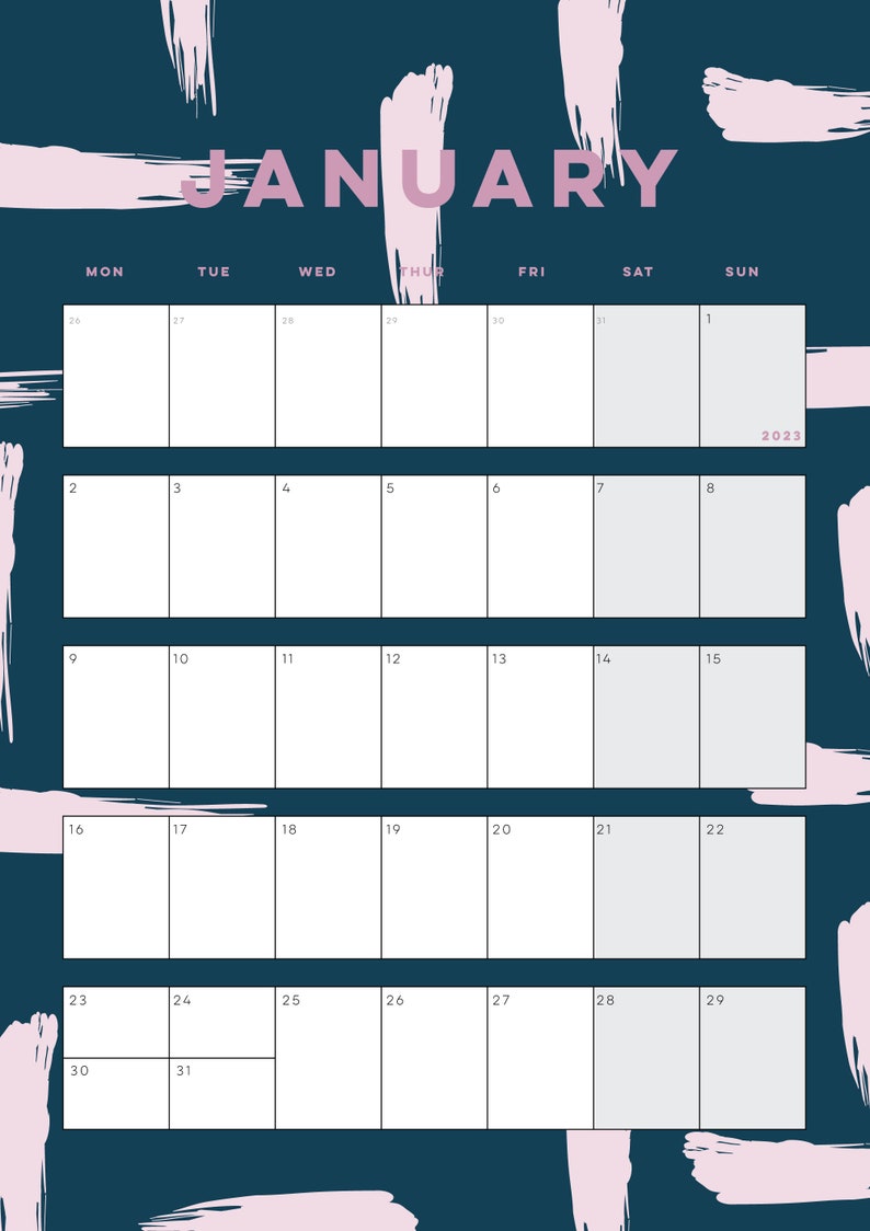 2024 Wall Planner Bright Colour Desk Calendar 2024 Wall Calendar 2024 Planner 2024 Diary 2024 Calendar Wall Planner Calendar image 4