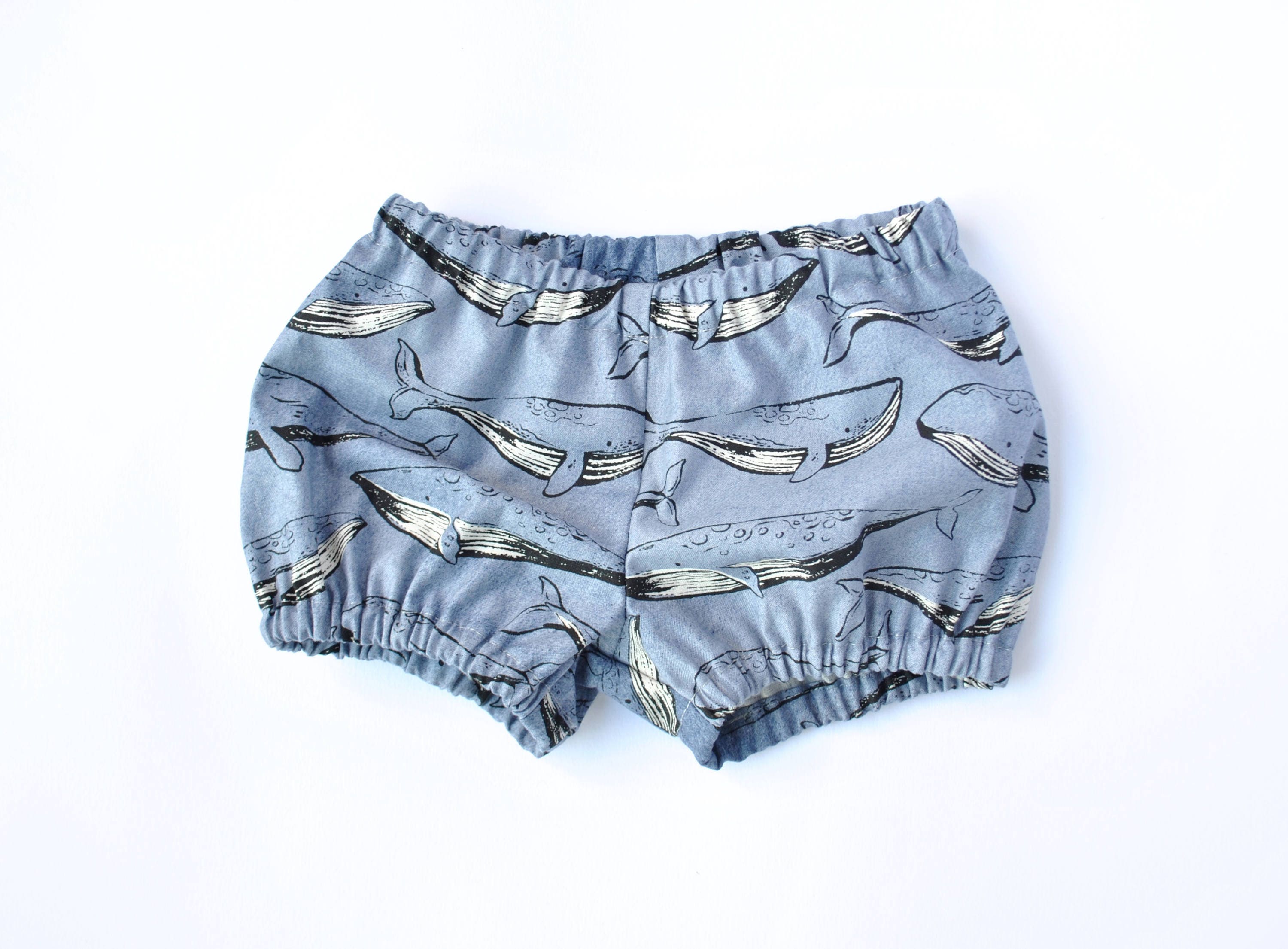 Whale Blue Baby Bloomers. Unisex Bloomers in Whale Print. Etsy