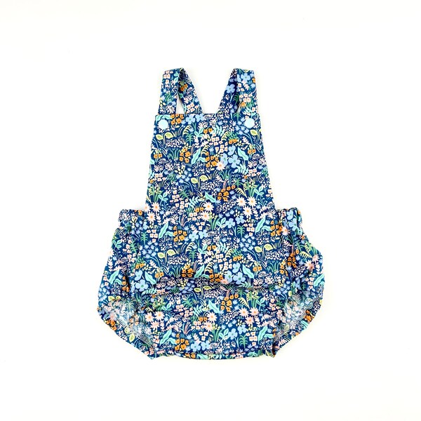 Blue Baby Romper Etsy