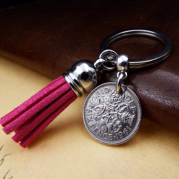 65th Birthday Keychain