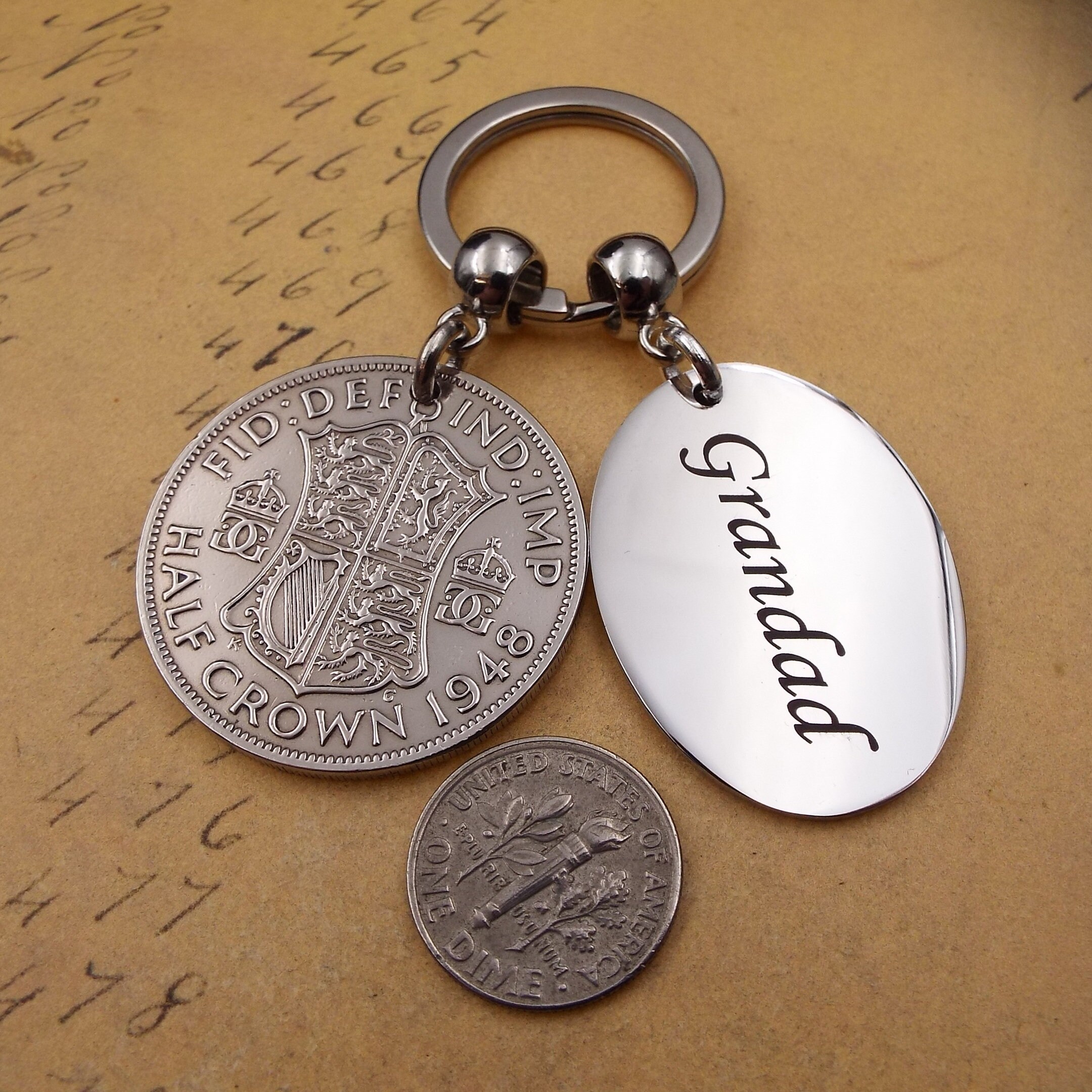 Grandad coin keyring best sale