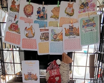 Bureaukalender voor bosvrienden 2025