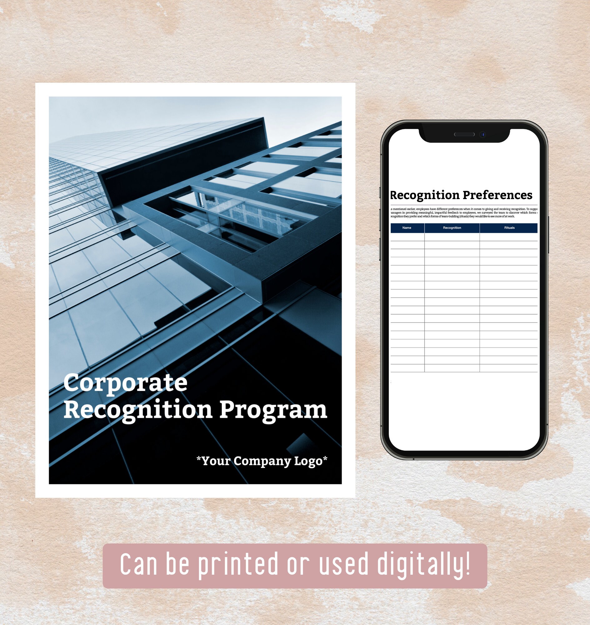 Corporate Recognition Program Template | Business, Employee Recognition ...