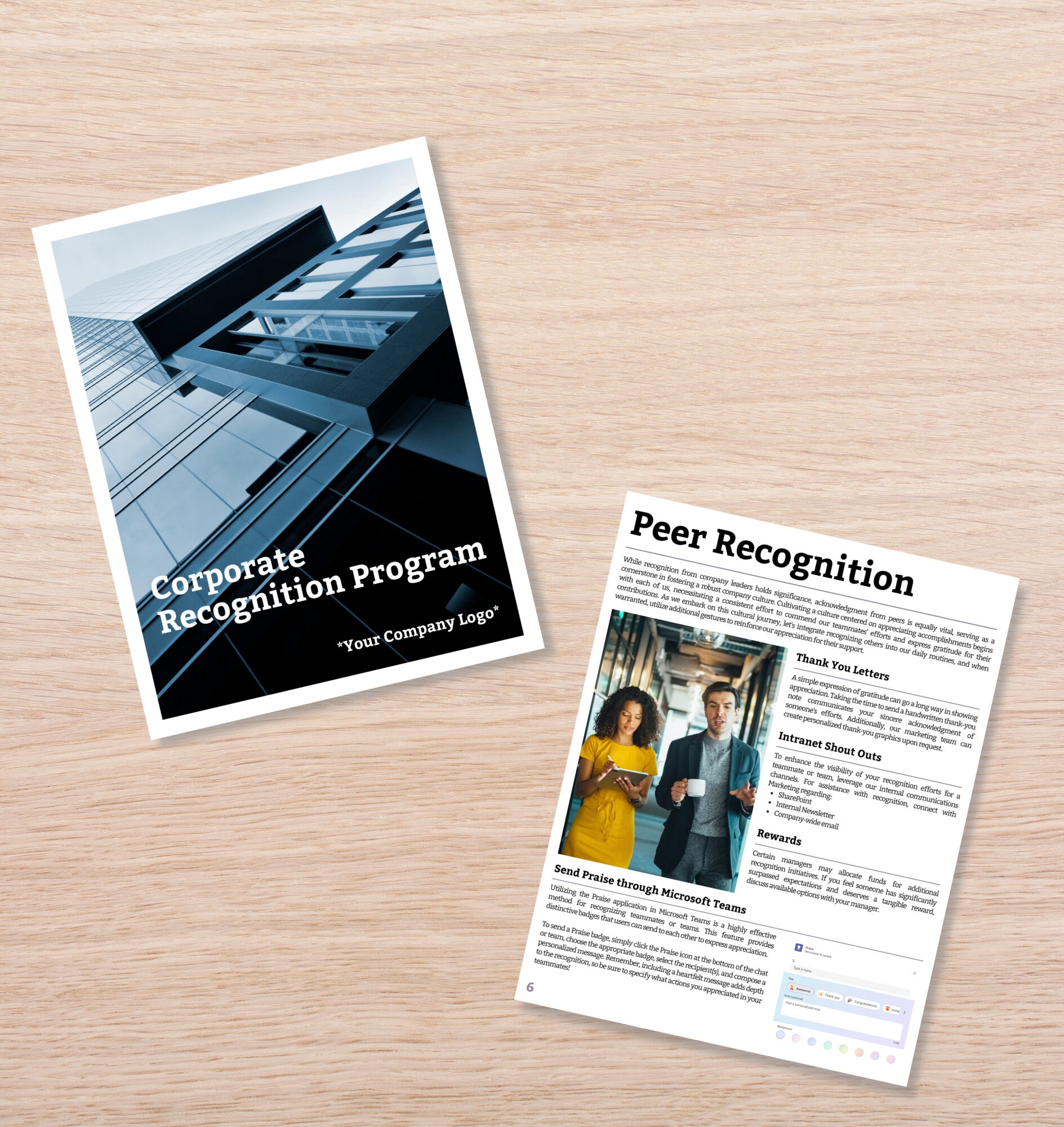 Corporate Recognition Program Template: Editable Canva Guide (digital ...