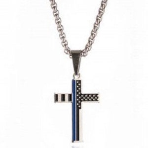 Police Cross Pendant