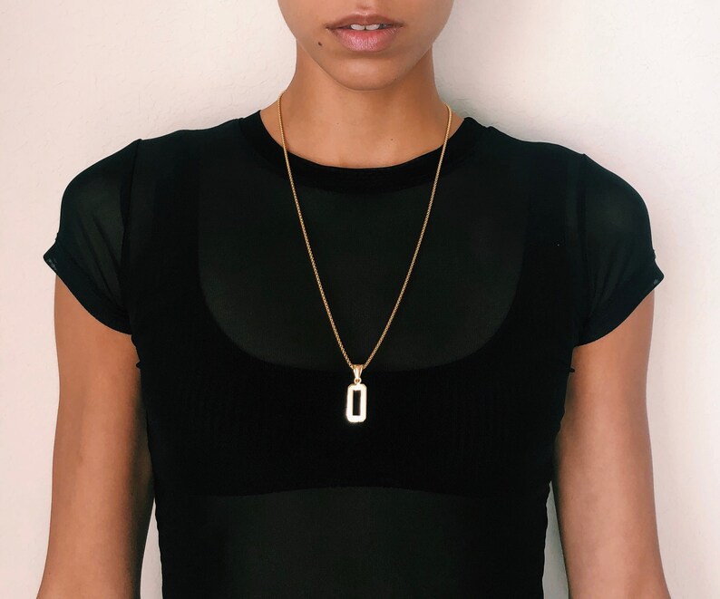 Premium Number Pendants Gold Etsy