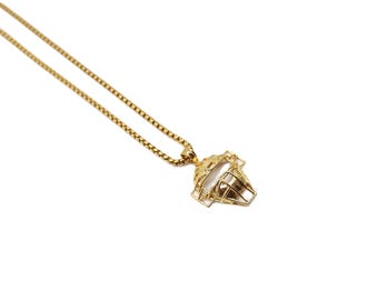 Catcher's Mask Anhänger - Gold
