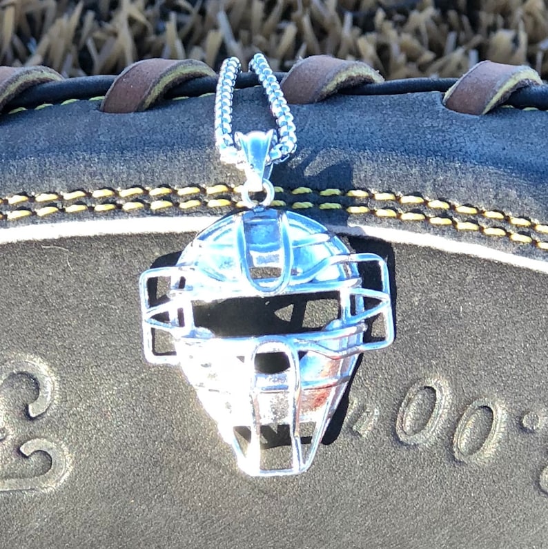 Catcher's Mask Pendant Etsy Singapore