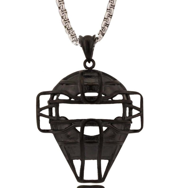 Catcher's Mask Pendant Etsy