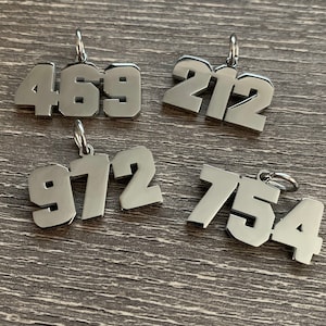 AREA CODE Pendant Silver