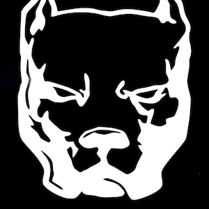 Pit Bull Fenster Aufkleber.