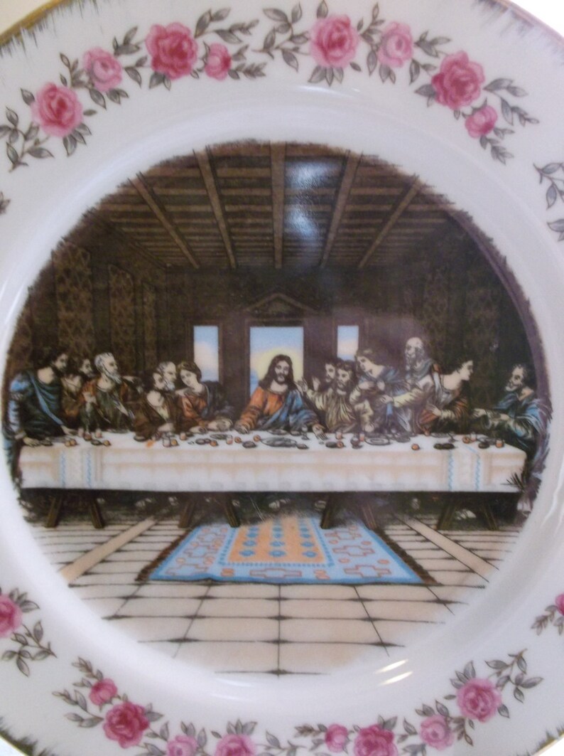 The Last Supper Decorative Plate Etsy