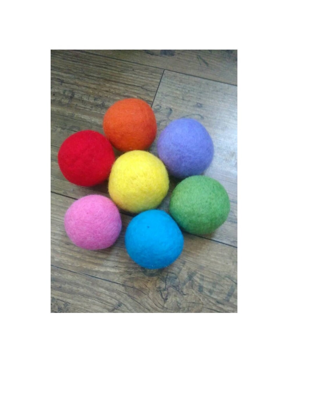 Cat Toys Felted Wool Balls Bouncy Balls Set of 3 - Etsy