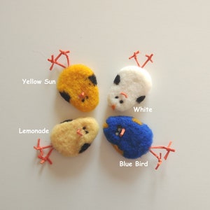 Easter Chicken Easter Chick Wool Felted Chick Easter Bird Wool Felted Bird Easter Egg BlueBird Yellow Chick Easter Gifts image 8