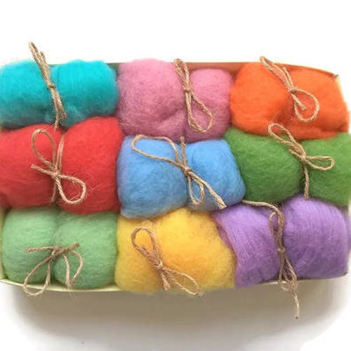 Spring Curly Sheep Needle Felting Kit Sale Etsy