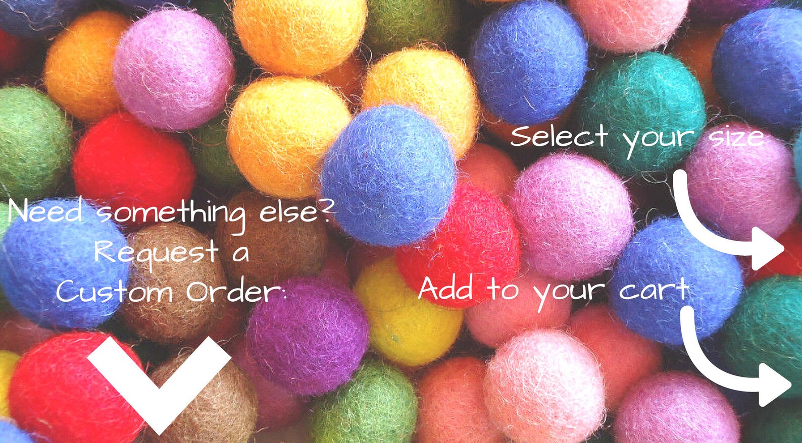 Wool Felt Balls Mix and Match Wool Felt Balls Multicolored Etsy