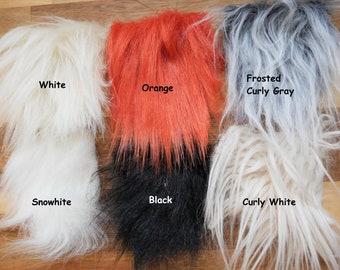 Pre Cut Faux Fur Gnome Beard – Handmade DIY Craft Supply