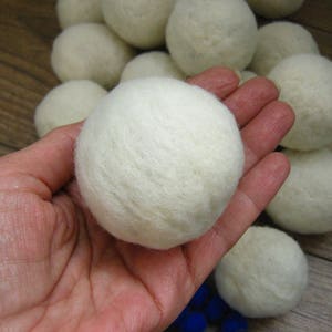 Jumbo wool felt balls, large 5cm 6cm 7cm felt balls, wholesale felt balls bulk rug garland, felting wool, felt pom poms, wool balls, 5 pcs
