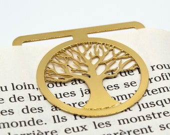 Tree of Life bookmark in 24 carat gold plated