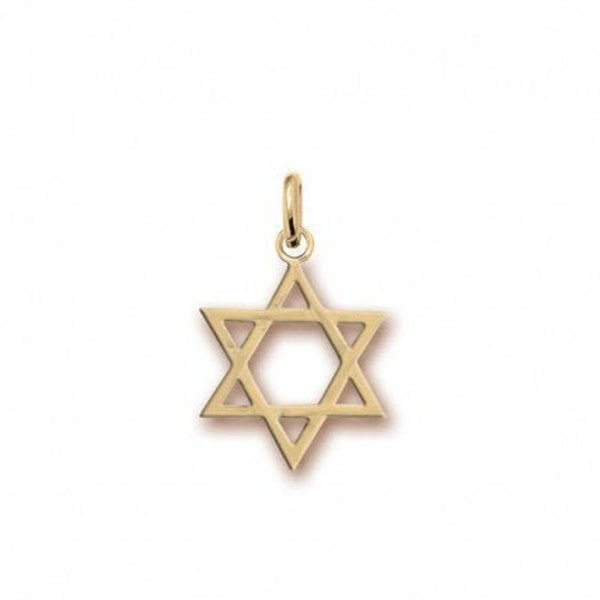 Star of David pendant in Gold Plated