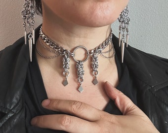 The Diamona Chainmail Choker/Collar Necklace