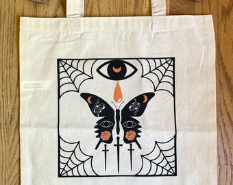Butterfly Queen Canvas Tote Bag